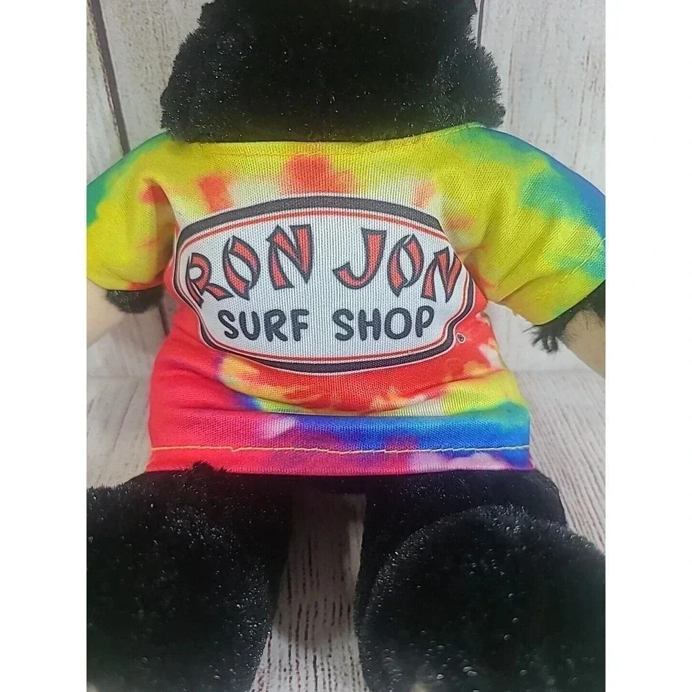 Soft Stuff Plush Ron Jon Surf Shop Teddy Bear Stuffed Animal Black 10.5